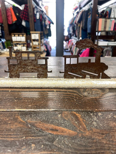 Rustic Train Sign