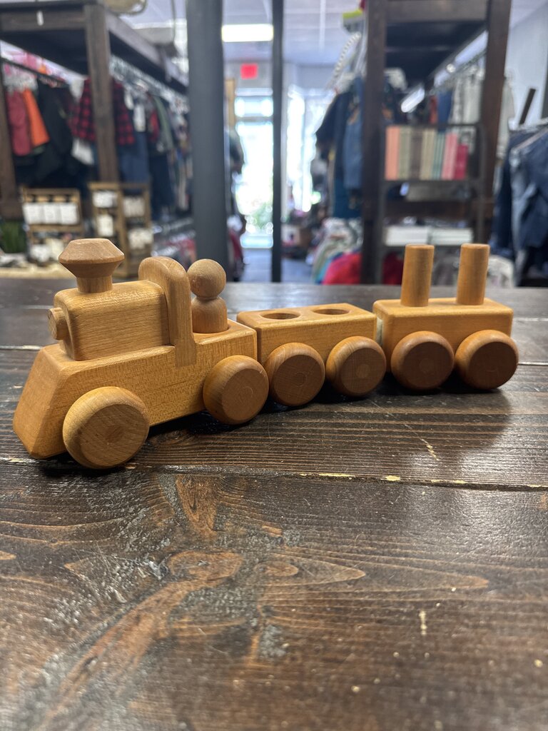 Vintage Wooden Train Toy