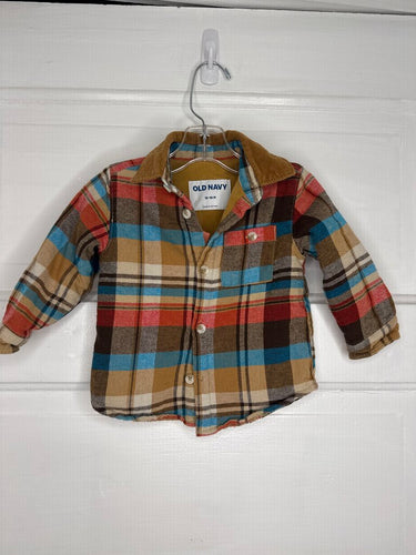 Boys LS Button Old Navy 12-18M