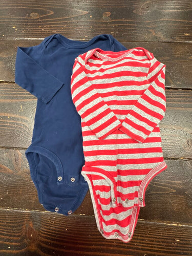 Boys LS Onesie Set (2pc) Simple Joys 18M