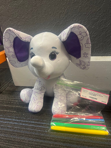 Coloring Elephant Stuffed Animal (NEW)