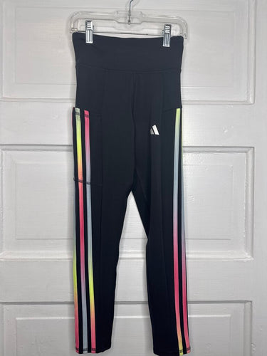 Girls Athletic Leggings Adidas 7/8