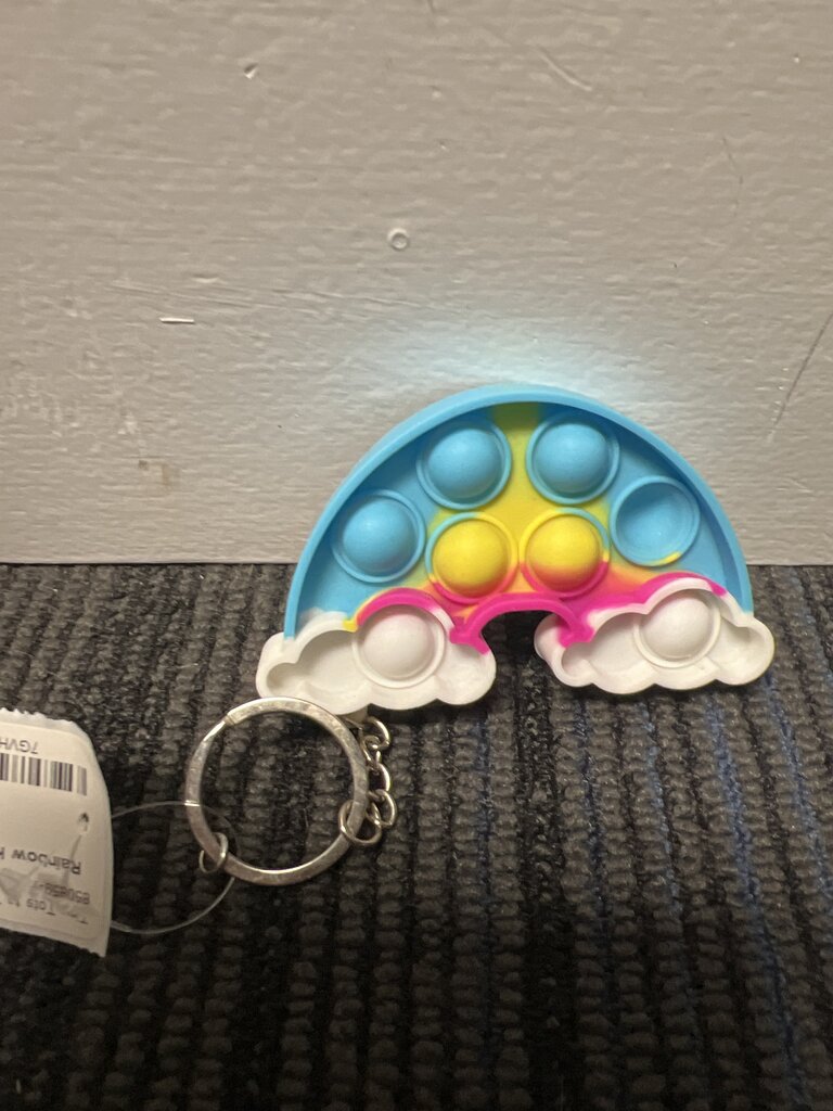 Rainbow Keychain Pop-It