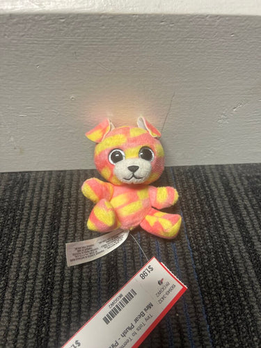 Mini Bear Plush - Pink/Yellow