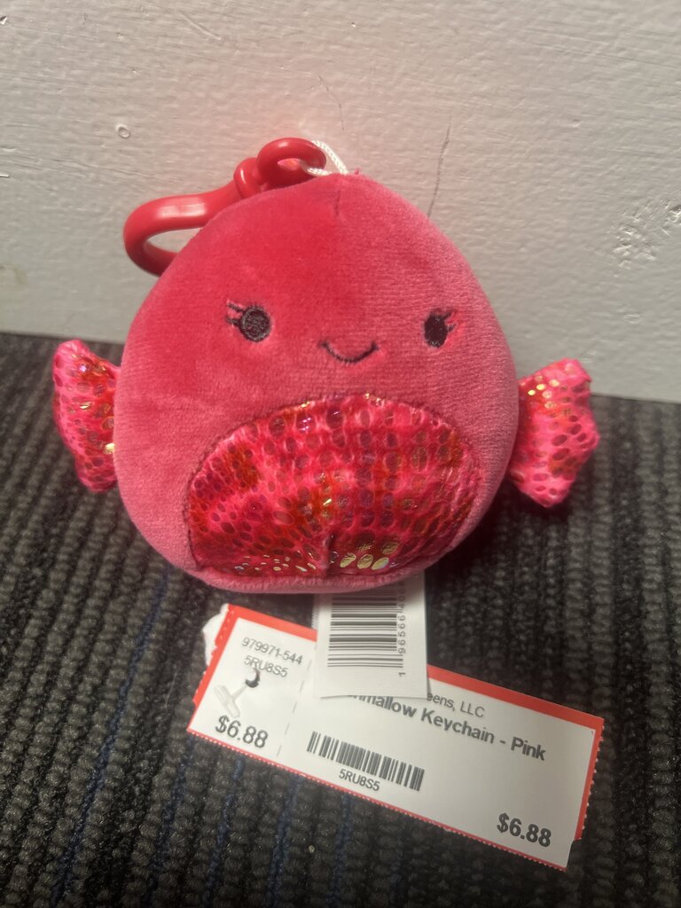 Squishmallow Keychain - Pink