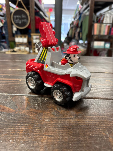 Paw Patrol Dino Pup Truck/Figurine - Marshall
