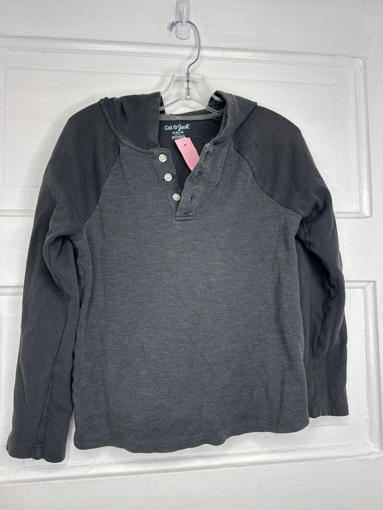 Boys Hooded LS Cat & Jack 8/10