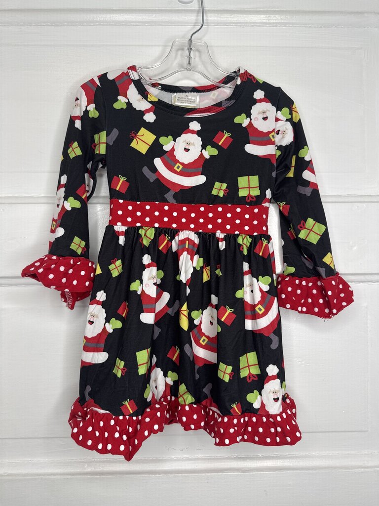 Girls LS Dress Honeydew 2