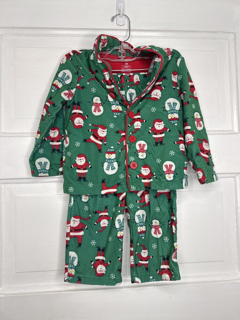 Boys Button LS Pajamas (2pc) Carters 3T