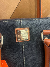 Load image into Gallery viewer, Dooney &amp; Bourke Large Chelsea Shoulder Tote - Blk Leather (some wear/as is)