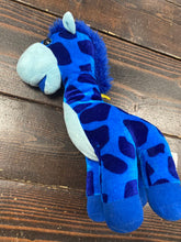 Load image into Gallery viewer, Classic Toy Giraffe Plush- Blue