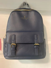 Load image into Gallery viewer, London Fog Backpack Purse - Navy (org $98) NEW