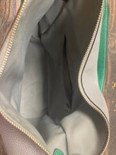 Load image into Gallery viewer, Coach Leather Handbag - Grey/Green (some wear/as is)