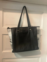 Load image into Gallery viewer, thirty-one tote bag - blk/wh