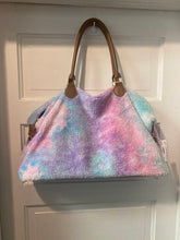 Load image into Gallery viewer, Fuzzy Duffle Bag - Pink/Purple