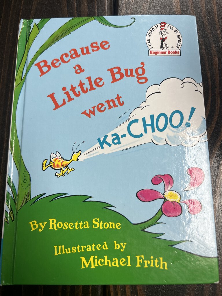 Becausea Little Bug went Ka-CHOO! Book