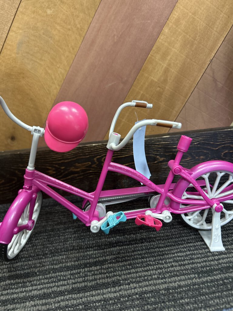 Barbie Bike w/ Helmet (missing 1 seat)