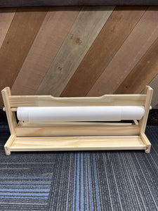 ikea wooden paper roller stand