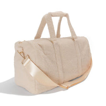 Load image into Gallery viewer, Sherpa Duffle Bag - Cream