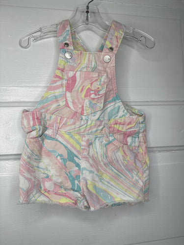 Girls Overall Shorts Children's Place 9-12M
